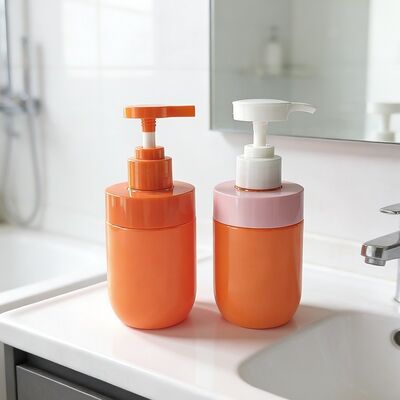 200 ml kristallklare, zertrümmerungsbeständige, leichte kosmetische PET-Flasche mit Lotionspumpe für Hautpflegeverpackungen