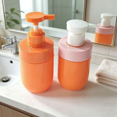 200 ml kristallklare, zertrümmerungsbeständige, leichte kosmetische PET-Flasche mit Lotionspumpe für Hautpflegeverpackungen
