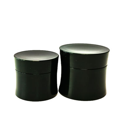 Großhandel 15g 30g 50g Doppelschalen Plastikcreme-Glas mit PP für Hautpflege und Kosmetikcreme