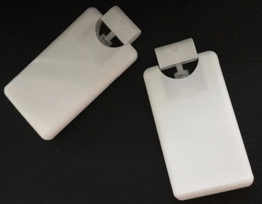 Weißfarbiger Parfümpumpensprayer 20 ml Kunststoff Kreditkarten Sprühflasche