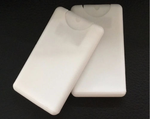 Weißfarbiger Parfümpumpensprayer 20 ml Kunststoff Kreditkarten Sprühflasche