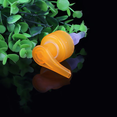 Leuchtend orangefarbener integrierter Lotionpumpen-Dispenser-Pumpe für Shampoo- und Duschgelflaschen
