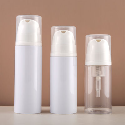 Großhandel mit PET-PP-Schaumpumpenflaschen 100 ml, 120 ml, 150 ml mit auslaufsicherem Design für Gesichtsreiniger und Flüssigseife