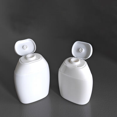 Flip Top Cap Design 40 ml 60 ml HDPE Kosmetikflasche mit anpassbaren Formen für Shampoo und Hautpflege