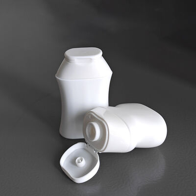 Flip Top Cap Design 40 ml 60 ml HDPE Kosmetikflasche mit anpassbaren Formen für Shampoo und Hautpflege
