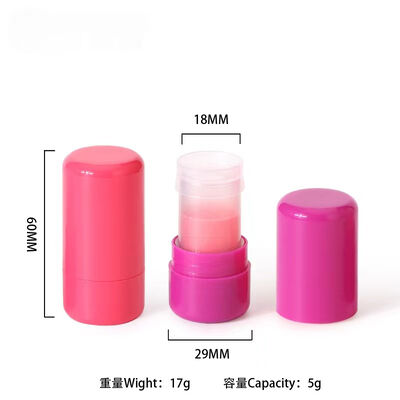 Stilvolles Design 5 ml Lipgloss-Rohr mit individuellen Farben für eine präzise Anwendung