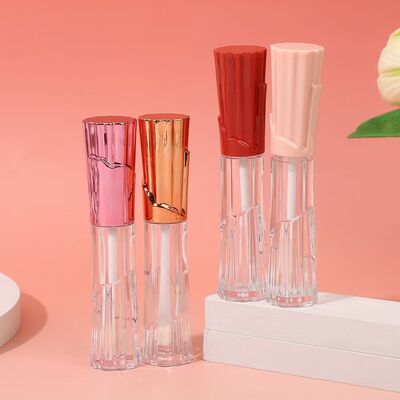 Großhandel 6 ml Kunststoff-Lipgloss-Rohr - undichtes leeres Kosmetikbehälter für Lippenmake-up