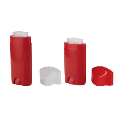 Großhandel Custom Color 50ml 80ml PP Kunststoff Deodorant Tube mit Seidenbildschirmdruck Leere kosmetische Verpackung