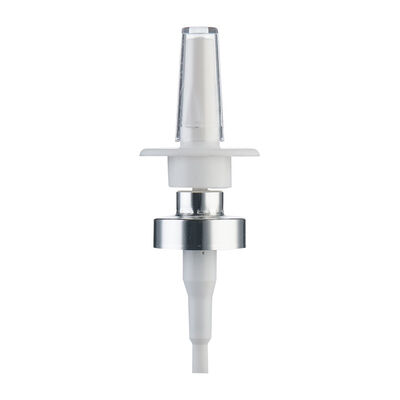 18/410 20/410 28/410 Feine Nebel Nasenspray Pumpe Flasche Kunststoffsprayer mit Kappe benutzerdefinierte Farbe für kosmetische und pharmazeutische Verwendung