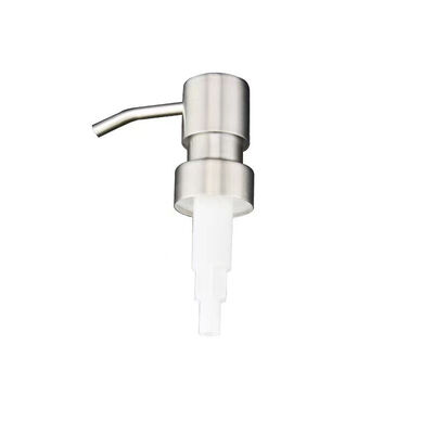 Robuste 28-mm-Edelstahl-Lotionsspenderpumpe mit externer Feder für Kosmetikflaschen