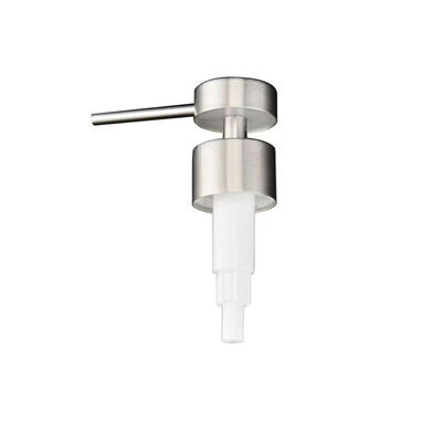 Robuste 28-mm-Edelstahl-Lotionsspenderpumpe mit externer Feder für Kosmetikflaschen