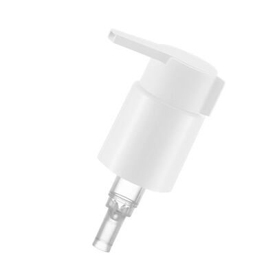 Auslaufsichere tragbare Schraub-Sahne-Pumpe Lotionpumpe mit 20/410 24/410 28/410 PP-Kunststoff für Kosmetik-OEM