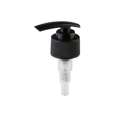 Weiß gerippter Lotionspender 24 mm 28 mm Kunststoff-Lotionspender mit Schraubverschluss für Seifenspender für Flaschen