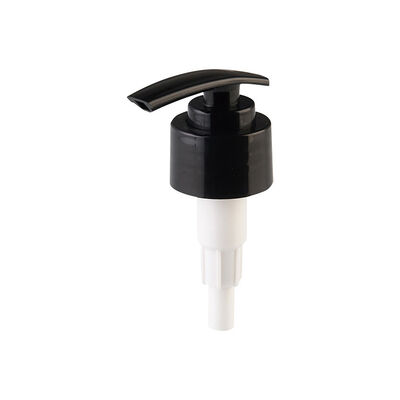 Weiß gerippter Lotionspender 24 mm 28 mm Kunststoff-Lotionspender mit Schraubverschluss für Seifenspender für Flaschen