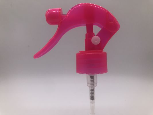 Dark Pink Non Spill Mini Trigger Sprayer with 24/410 Neck Size for Household Cleaning
